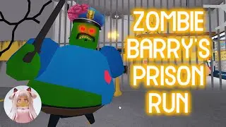 ZOMBIE BARRY'S PRISON RUN! (FIRST PERSON OBBY!) - Roblox Obby Gameplay Walkthrough No Death [4K]