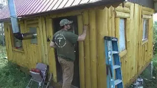 How to Chink an Off Grid Log Cabin