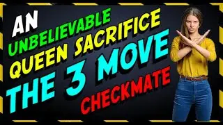 ✔The Incredible Checkmate: Petrov's Immortal's  | A Daring Queen Sacrifice to Win in 3 Moves