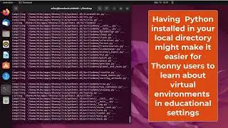 Install Thonny 4.01 IDE (Integrated Development Environment) in Ubuntu 22.04