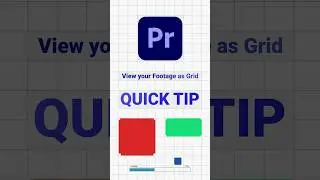 #premierepro Quick Tip - How to view your footage as a grid...#pxlready #adobepremiere #tips