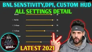 Bnl New Headshot Settings 😱 || Bnl Sensitivity & DPI Settings || Pro Player Settings ||