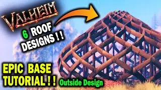 ⚒ Valheim EPIC BASE Tutorial Outside Base Design