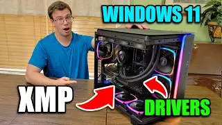 What To Do AFTER Building a Gaming PC! 🤔 [XMP, Drivers & Windows 11 Install!]