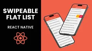 Swipeable List in React Native | Interactive UI with Swipe Gestures