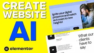 Create a Website Fast with AI using Elementor Hosting - Best Hosting for Wordpress