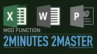 MOD function in Excel - 2Minutes 2Master