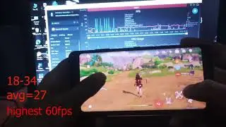 Sony Xperia xz3 genshin impact highest, medium ,lowest graphic settings fps test (SD845 4GB RAM)