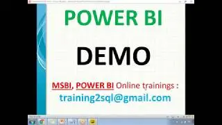 Power BI Demo | Power BI Introduction