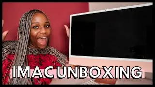 M1 iMac 24'' unboxing and setup - aesthetic pink 🌷☁️