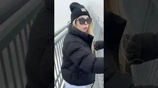 She climbed a MOUNTAIN (fear of heights) 😳😅 