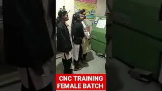 CNC training female batch polytechnic students gurgaon #cnc #cncprogramming #sigmayouthengineers