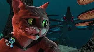 Puss in Boots in Subnautica (Death whistle meme)