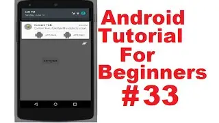 Android Tutorial for Beginners 33 # Introduction to Services and Creating Started Service