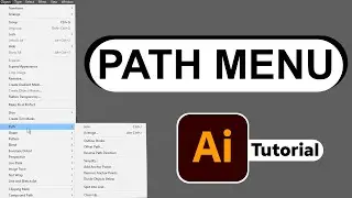 Path Menu in illustrator | illustrator Object Menu Tutorial