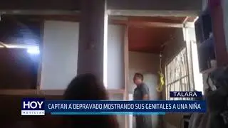 Piura: Captan a depravado mostrando genitales a una niña