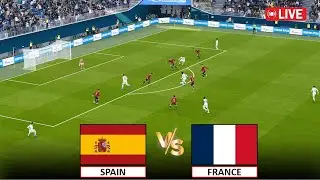 🔴LIVE : SPAIN vs FRANCE I FOOTBALL STREAMING 2024 I eFOOTBALL PES 21