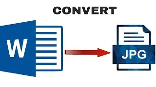 How to Convert Word Document to JPG Image