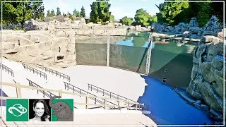 🐘 Grey Seal Habitat & Underwater viewing | City Zoo | Planet Zoo |