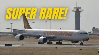 Conviasa Airbus A340-600 Powerful Takeoff from Lisbon Airport LPPT