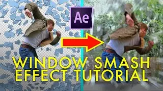 WINDOW SMASH one-take effect tutorial! (After Effects)