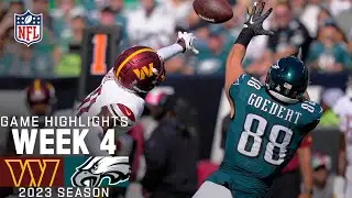 Washington Commanders vs Philadelphia Eagles | 2023 Week 4 Game Highlights