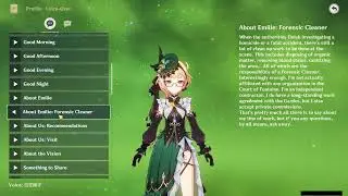 EMILIE ALL VOICE LINES (JAPANESE)