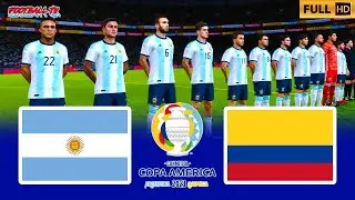 PES 2021 | ARGENTINA vs COLOMBIA | Copa America 2021 | Gameplay PC