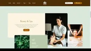 Nature - Spa and Massage Elementor Template Kit nail salon treatment