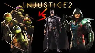 🎮 Injustice 2: Ninja Turtles vs. Batman and Robin Showdown! 🐢🦇