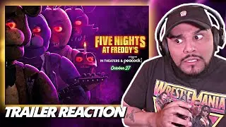 Five Nights At Freddy’s | Official Trailer *REACTION* Creepy ANIMATRONIC Horror Movie