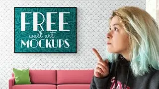 FREE Wall Art Mockups (Canvy Review for Print on Demand & Etsy Printables)