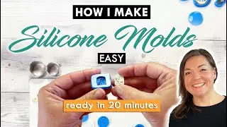 HOW TO MAKE SILICONE MOLDS - for resin and clay casting BEGINNER EASY