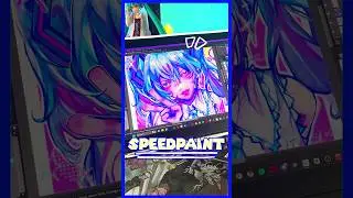 MIKU SPEEDPAINT || Huion Kamvas pro 16(2.5k) || Medibang Paint pro