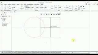 Creo - Tangent, mid point and coincident constraint