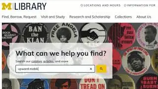 How to Search the U-M Library Catalog