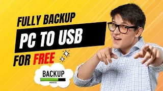 Fully Backup PC to USB Drive For Free