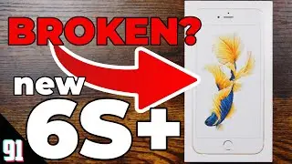 Unboxing a NEW & BROKEN iPhone 6S Plus