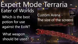 Terraria 1.4.2.3 Expert Mode - Eater of Worlds Fight - How to Beat