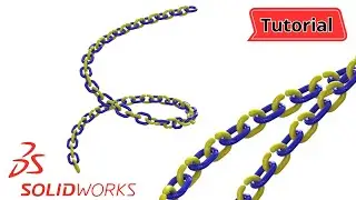 SolidWorks Assembly Full Tutorial - Chain Component Pattern