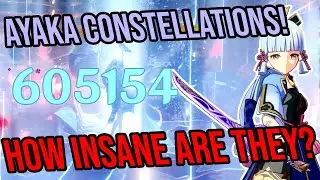 How ABSURD are Ayakas Constellations!? Are they TOO Strong? Genshin Impact