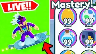 🔴LIVE - UNLOCKING CAT HOVERBOARD IN PET SIMULATOR X ROBLOX | ROBLOX LIVE |🎁NEW FREE HUGE PET UPDATE🎁