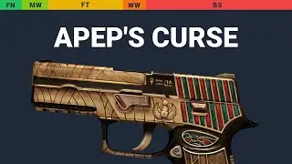 P250 Apep's Curse - Skin Float And Wear Preview