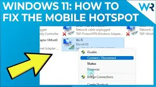 How to fix mobile hotspot not working in Windows 11