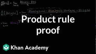 Product rule proof | Taking derivatives | Differential Calculus | Khan Academy