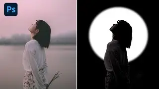 How to Create Beautiful White Moon Effect - Simple Photoshop Tutorial