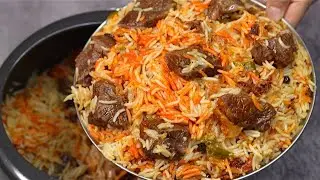 Bade Ki Biryani Dilli 6 Style | Purani Delhi Bade Ke Gosht Ki Achari Biryani | Yakhni Biryani Recipe