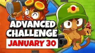 BTD6 Advanced Challenge | Overboost 2 Hard Mode | January 30, 2024