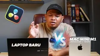 ADU  KECEPATAN ASUS VIVOBOOK PRO 14 OLED DENGAN MAC MINI M1 UNTUK DAVINCI RESOLVE 18