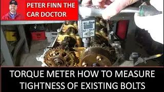 Torque meter. How to measure the installation tightness of existing bolts